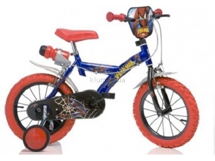 Детский велосипед Dino Bikes Spiderman, 14 дюймов